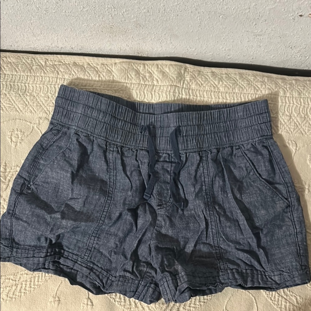 Women's Blue Casual Shorts